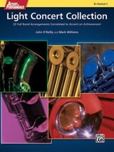 Accent on Performance Light Concert Collection Clarinet 1 band method book cover Thumbnail